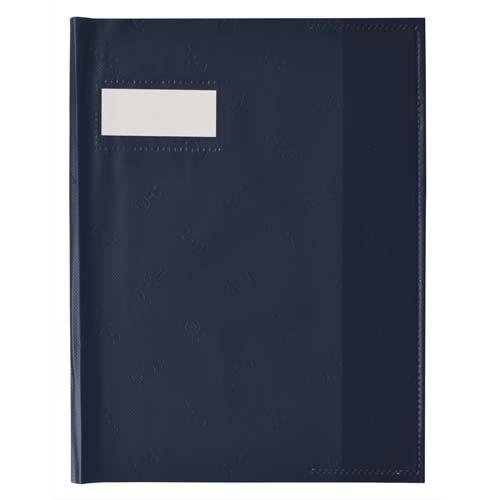 1 Protège cahier 24x32cm noir transparent Cover
