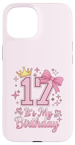 It's My 17�΂̒a���� ���̎q �R�P�b�g���{�� �s���N 17�� �X�}�z�P�[�X iPhone 15 �p
