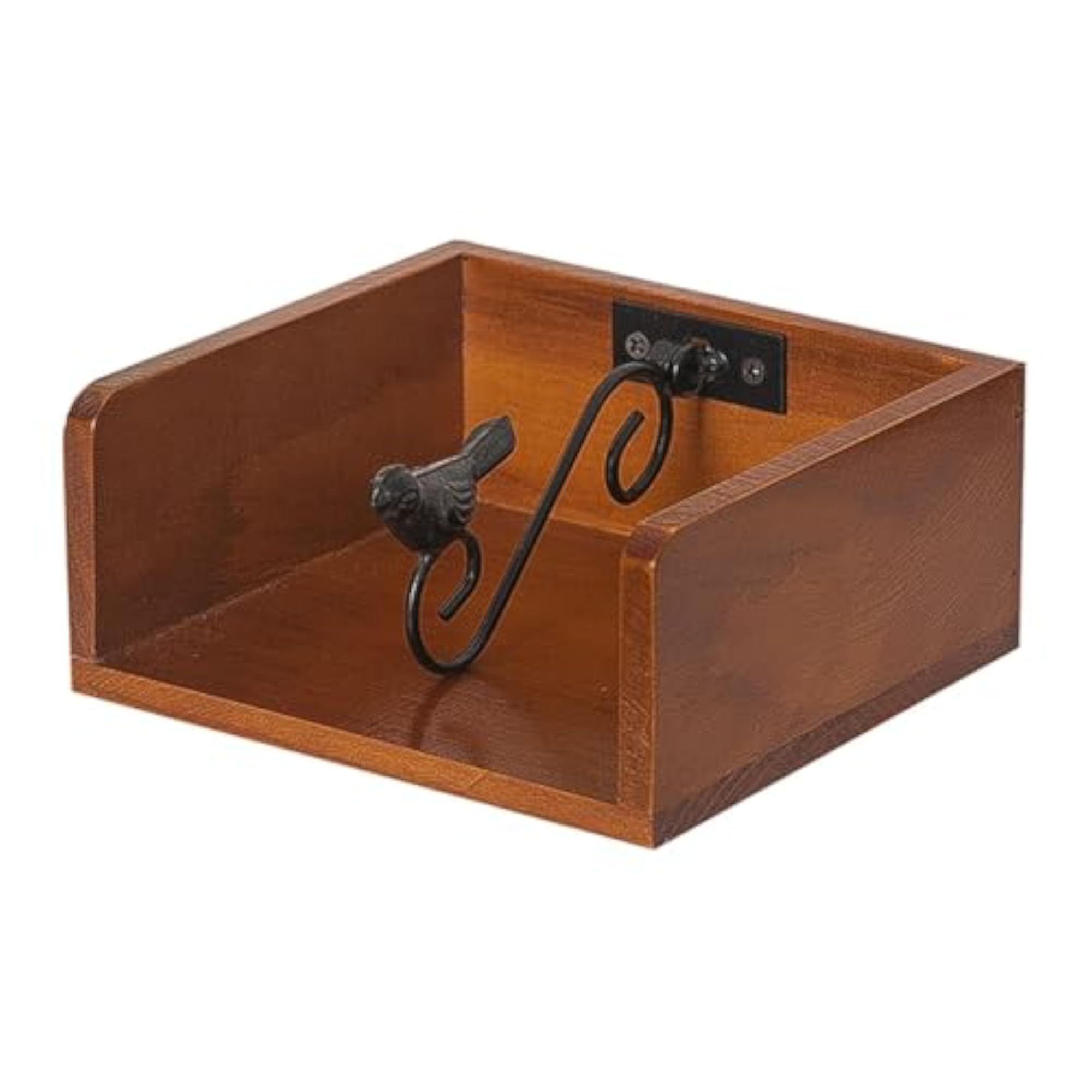 Retro Wooden Napkin Holder for Home