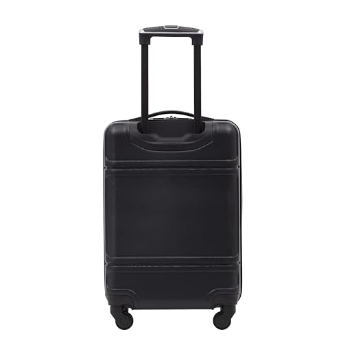 Travelers Club Skyline Spinner Luggage, Black, 20-Inch Carry-On - Thumbnail 3