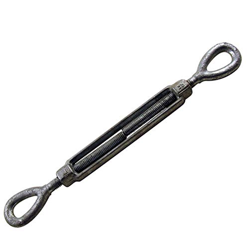 4 unidades tensor ojo a ojo 1/4'' x 4'' galvanizado forjado carga 500 lbs miniatura 2