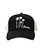 Billabong womens Across Waves Adjustable Trucker Hat Baseball Cap, Black, One Size US