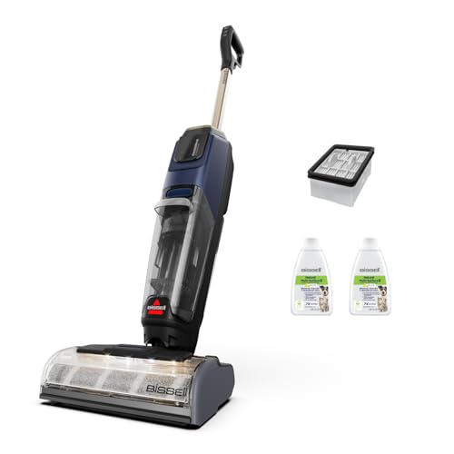 Bissell CrossWave HydroScrub kabelloser Staubsauger mit Wischfunktion leistungsstarker Bodenreiniger für Verschiedene Oberflächen 45 Minuten Laufzeit Kantenreinigung LED-Beleuchtung 4283N