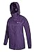 Mountain Warehouse Pakka II Womens Waterproof Jacket - Packaway Bag Purple Womens Size 12 US