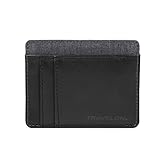 Travelon RFID Blocking Cash & Card Sleeve, Gray, 4.25 x 3.25 x .5