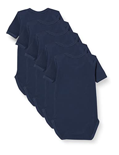 Care Baby Body Kurzarm aus gerippter Baumwolle (5er Pack), 5er Pack Dress Blues (772), 56|1-2 Months - Image 3