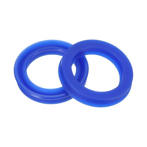 PATIKIL UN Radial Shaft Seal 32mm ID x 45mm OD x 8mm Width, 2 Pcs PU Oil Seal for Industry Bearing Shaft Pumps Piston Cylinder, Blue