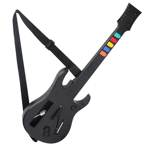 Image of KYAYUGM Wii Guitar Compatible for Nintendo Wii, Supports for Guitar Hero and Rock Band Games. - black（Rock Band 1 is Not Supported）