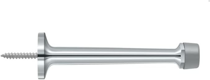Deltana BDS425U26 Solid Brass 4-Inch Baseboard Door Bumper