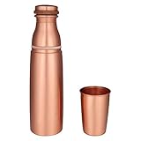 Zap Impex Copper Water Bottle - 30 Oz Extra Large Ayurvedic Pure Copper Vessel For Drinking - Drink Copper Water And Enjoy The Health Benefits