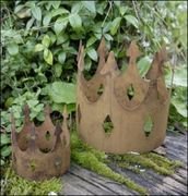 Ecosoul - Corona piccola aperta in metallo