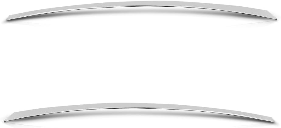 ALLGOOD Rear Door Frame Moldings Chrome Compatible with Kia Optima 2011-2015 838502T000, 838602T000, 83850 2T000 Silver