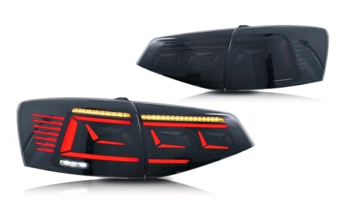 Clignotant séquentiel dynamique pour feux arrière LED VW Jetta 2015-2018 MK6 noir