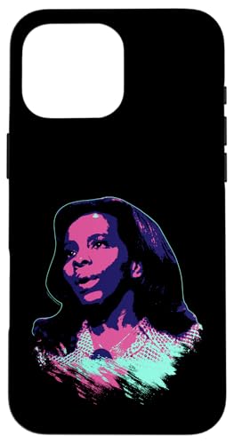 TV Times Soul Singer Gladys Knight 1971 Pop Art estilizado Carcasa para iPhone 16 Pro MAX