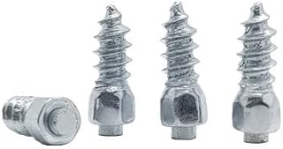 4 * 4-H12 Studded Tire Spikes, Snow And Ice Racing Anti-Slip Studs, Reusable Bicycle Wheel, Hard Alloy(300)