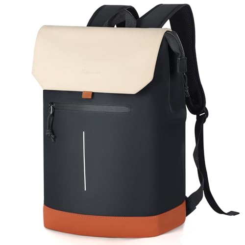 Lekeinchi Mochila para laptop para mujer, mochila impermeable, mochila ligera de viaje para laptop para hombres y mujeres para la escuela, viajes, negocios, trabajo, camping, senderismo, ciclismo,