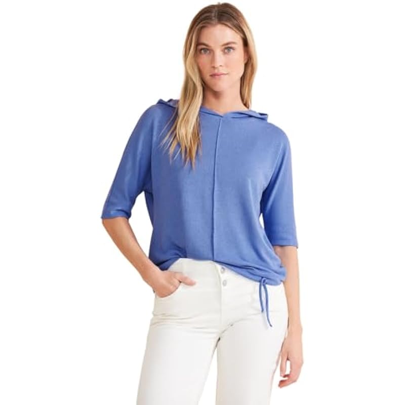 Street One Felpa con Cappuccio in Maglia fine Maglietta, Warm