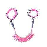 Zymoplas Pulsera antideslizante con cabeza giratoria de 360°, buena resistencia a los padres se les puede recordar que cuidar al bebé es seguro, rosa de 360 grados, 5 pies