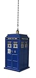 Doctor Dr. Who Character - Ceiling Fan Pull Light Chain Ornament (Blue Tardis)