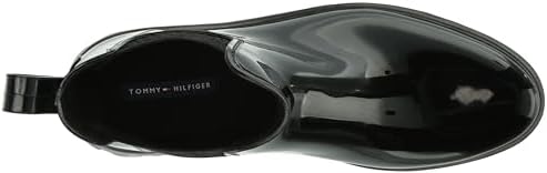 Tommy Hilfiger Women's DIPIT Rain Boot, Black 001, 6 | Image 4