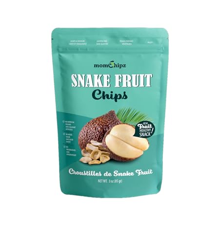 MomChipz Snake Fruit Chips | Sweet Salacca Chips | No Sugar Added | Pack of 2 | 85 Gram Each