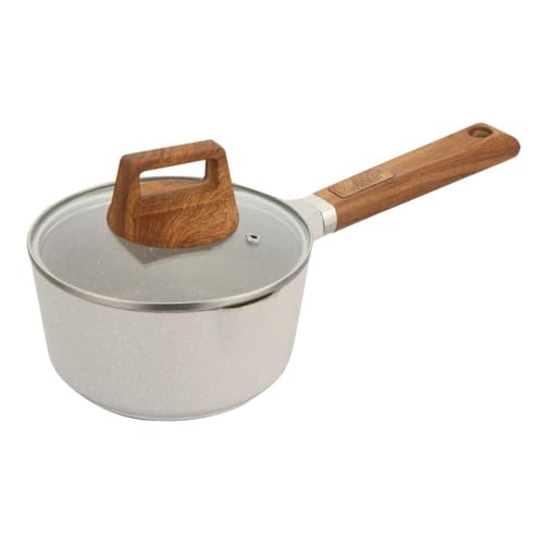 Bergner Naturally Kochtopf 16 Cm Mit Glasdeckel, Aluminiumguss