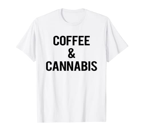 T-shirt Weed – T-shirt en pot – Café et cannabis – Marijuana T-Shirt
