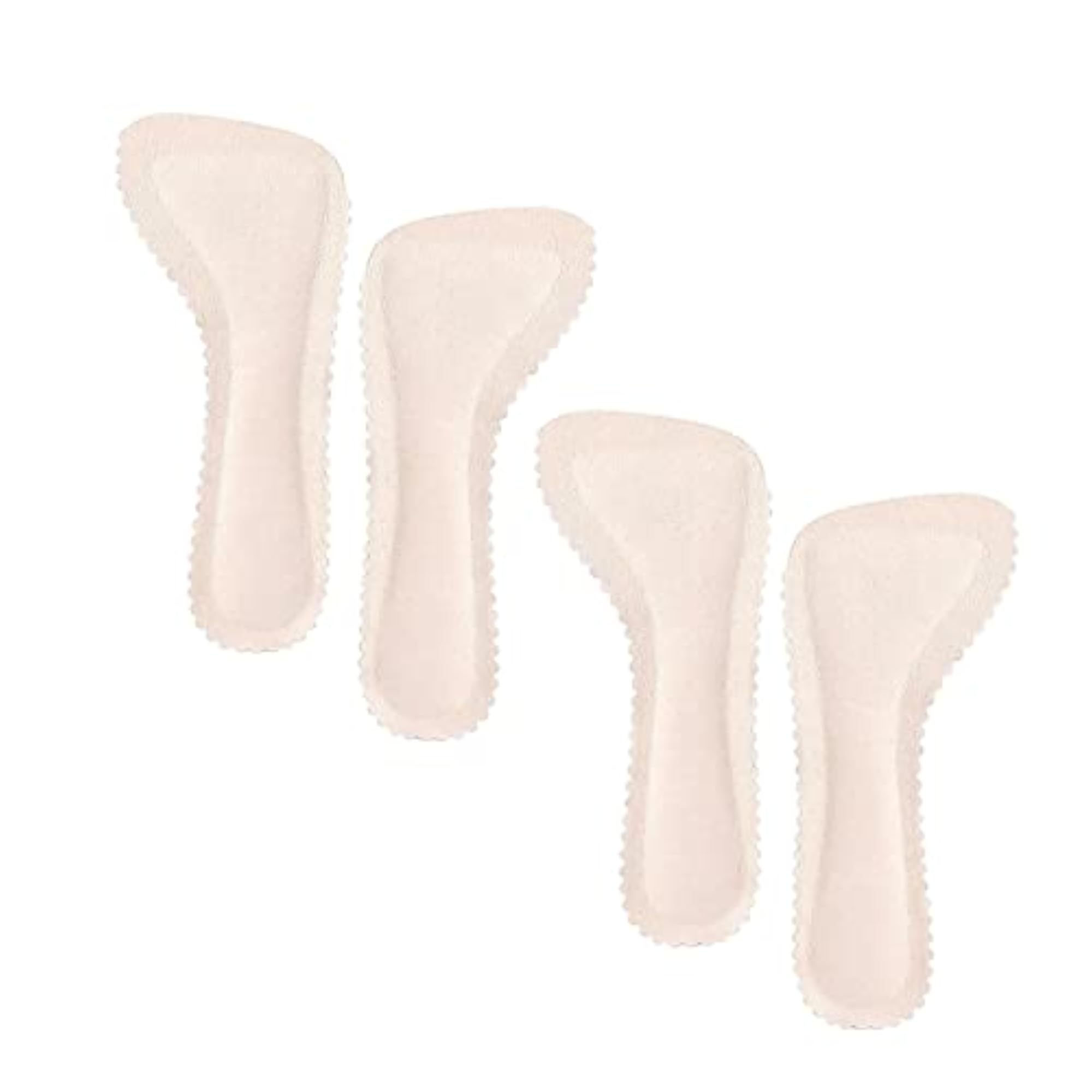 2 Pairs High Heel Shoe Pad Anti Slip Comfortable Apricot