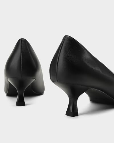 Kitten Heels for Women Pumps Pointed Closed Toe Heels 2 in Low Heel Comfy Formal Work Pumps2