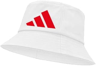قبعة باكيت بيضاء للجنسين مع حماية من الشمس باشكال مميزة (W10)