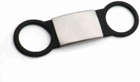 Plaquinha De Identificação Personalizada Pet Coleira Inox Cor:Pre...