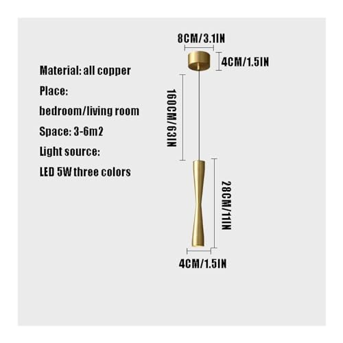 Lampe suspendue dorée en cuivre chic lustre chic salon