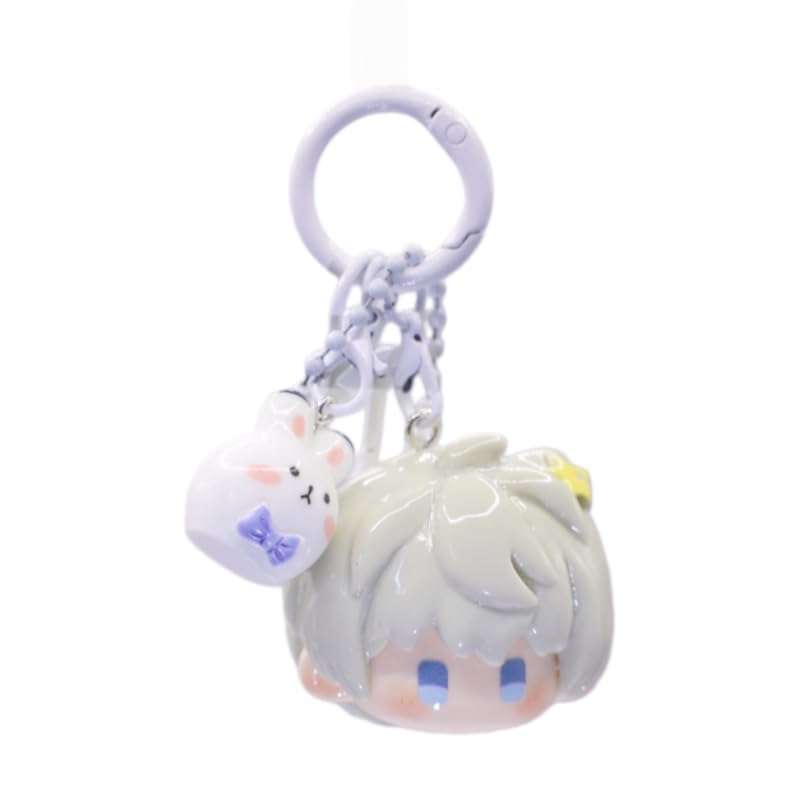 CKHOF Love and Deepspace Keychain Set - Xavier Zayne Rafayel Sylus Caleb Acrylic Keyring Pendant Figures gift Merch for Fans (Xavier)