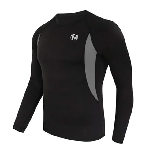 Mtiemxig Maglietta Intima Termica, Uomo Intimo Funzionale Intimo sciistico Intimo Termico Invernale Sci Intimo Termico Adatto per Gli Sport all'Aria Aperta, la casa Quotidiana