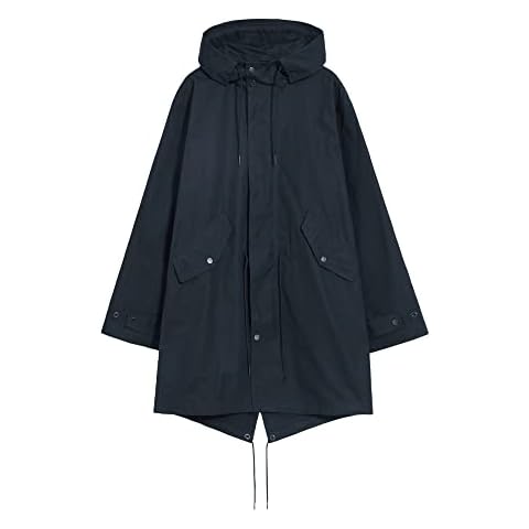 ARMEDANGELS PENEDAA CORE - Damen Parka Relaxed Fit aus Bio-Baumwolle M Night Sky Outerwear Parka Rundhals Relaxed Fit Cover