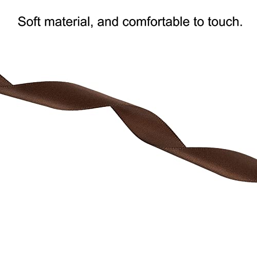 PATIKIL 0.79 Inch Wide 100 Yards Satin Ribbon, Solid Crafts Roll for Party Home DIY Wrapping Decoration Coffee - Image 3
