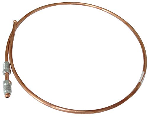 AERZETIX: Línea de freno manguera tubo de cobre Ø4.76mm con racores M10x1/M10x1 (80cm)