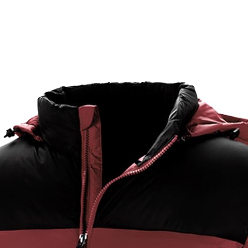 Men's Casual Color Down Jackets Warm Thicken Ski Puffer Coat Trendy Stand Collar Bubble Climbing Jacket4