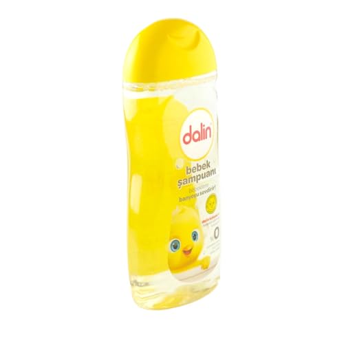 Image of Dalin Baby Shampoo Soap and Body Wash, Gentle Care for Hair and Skin, Hypoallergenic, Natural Formula for Sensitive Baby Skin, Tear-Free, 200ml, Pack of 6