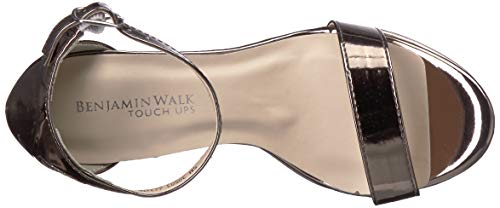 Touch Ups Women's Mary Heeled Sandal, Pewter, 9.5 M Us #TOP4