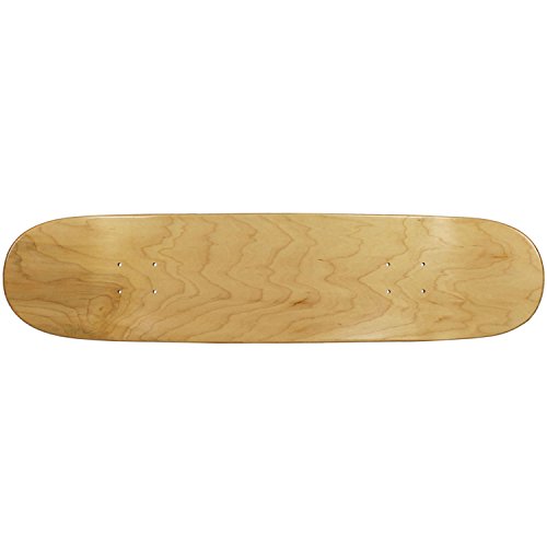 Moose Blank Skateboard Deck - Premium 7-Ply Maple Construction, Natural Wood, 7.5" #TOP1