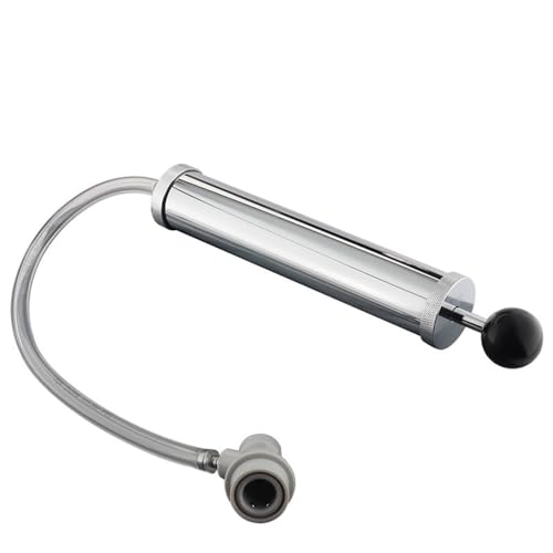 QIUYMGFG Produzione di Birra Pompa ad Aria per fusti di Birra, Pompa a CO2 con Blocco a Sfera del Gas, Attrezzatura per la Produzione di kegging Homebrew barile da Birra