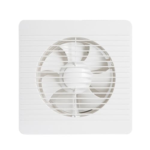 Chevnzev Ventilador silencioso de 4 pulgadas, ventilador de ventilación montado en la pared, silencioso y eficiente, potente ventilador de instalación fácil para baño