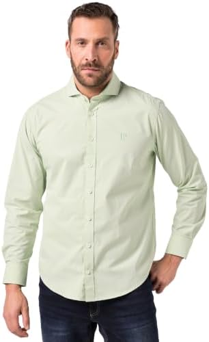 JP 1880 Herren Hemd Nebel grün XXL