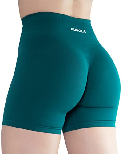 Image of AUROLA Intensify Workout Shorts for Women Seamless Scrunch Short Gym Yoga Running Sport Active Exercise Fitness Shorts