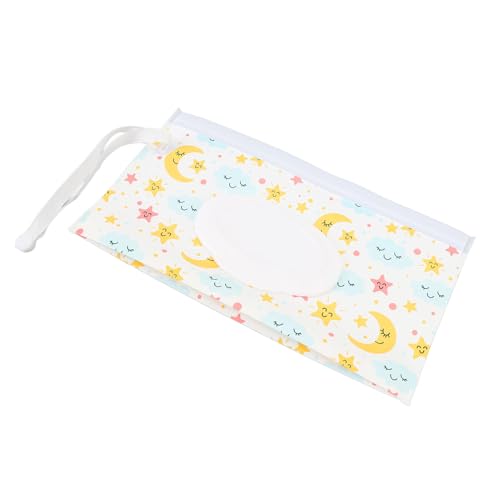 ベビーウェットワイプポーチポータブルウェットワイプディスペンサーバッグ旅行ベビーワイプコンテナと蓋とジッパー