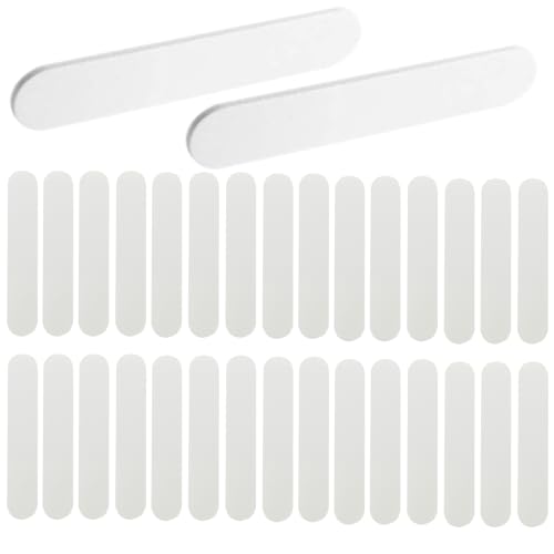 Image of monochef 30pcs Hat Size Tape Hat Size Reducer Inserts Liner Foam Reducing Sizing Tape Sizer Self Adhesive for Hats Caps Make Smaller Sweatband Black White (30pcs White)