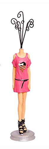 Preisvergleich Produktbild Alice's Collection Schmuckständer für Halskette, Ohrringe, Ringe, Schminktisch, Organizer, Mannequin-Ständer, Schmuckaufbewahrung, Dekorative Aufhänger für Ihren Schmuck -35cm (N03)