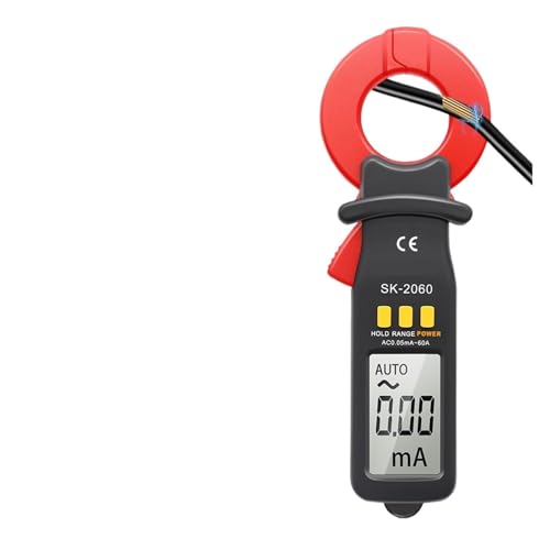 Multímetro Amperímetro Pinza Digital Auto Rango Medidor de Corriente AC 0.05mA-60A Detector de Corriente de Fuga miniatura 1