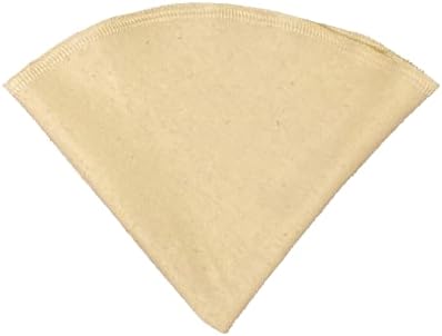 Reusable Organic Cotton Coffee Filters for Pour-Over Coffee Maker and Coffee Drippers - Handmade Eco-Friendly Cloth Filters Made in the USA (Chemex) image 5